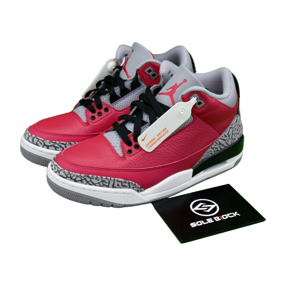 Nike Air Jordan 3 Retro SE Unite Fire Red Cement Grey Black White AJ3 CK5692-600