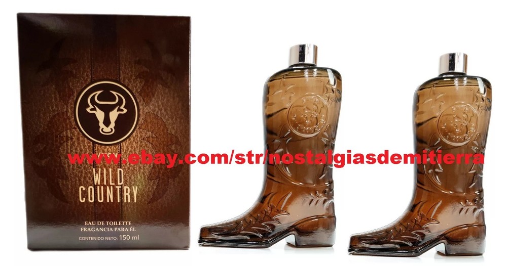 BOTA WILD COUNTRY SET DE 2 COLONIAS DE 150 ml. ORIGINAL 100% DE AVON MEXICO