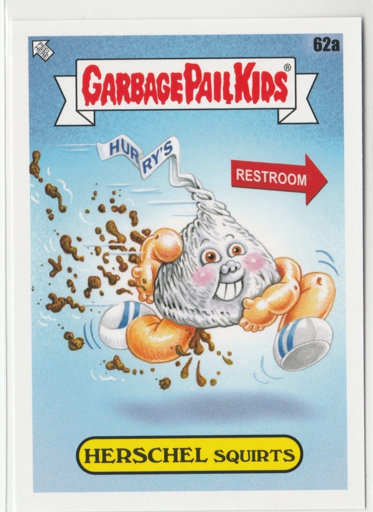 Herschel Squirts #62a Garbage Pail Kids GPK 2021 Food Fight Trading Card