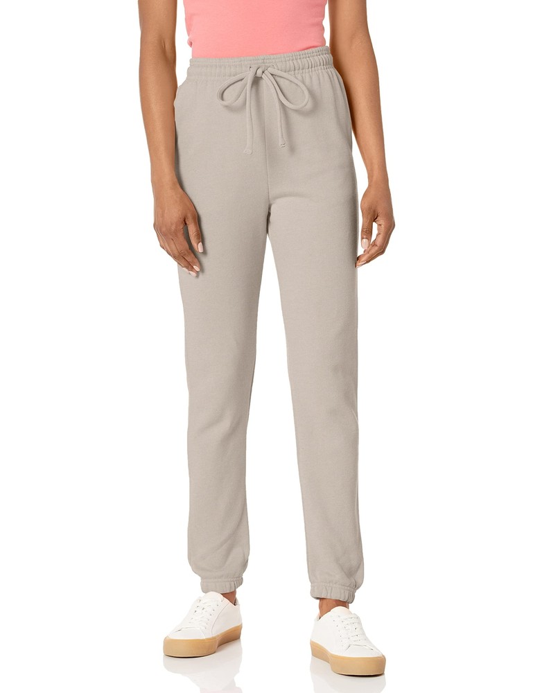 Bella Canvas Womens Regular Sweatpants, Cool Grey, Small US Beige