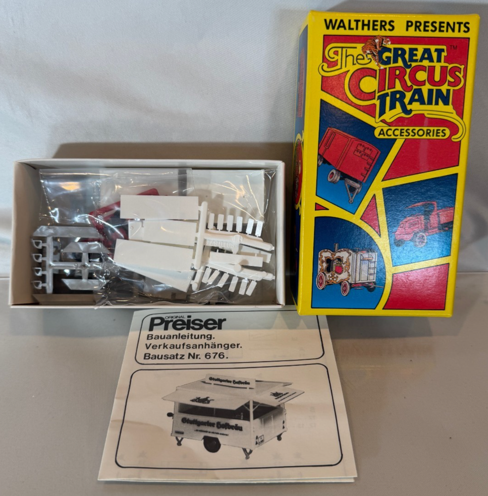 🚂Walthers The Great Circus Train Accessories Circus Kit #676 Open Box🚂
