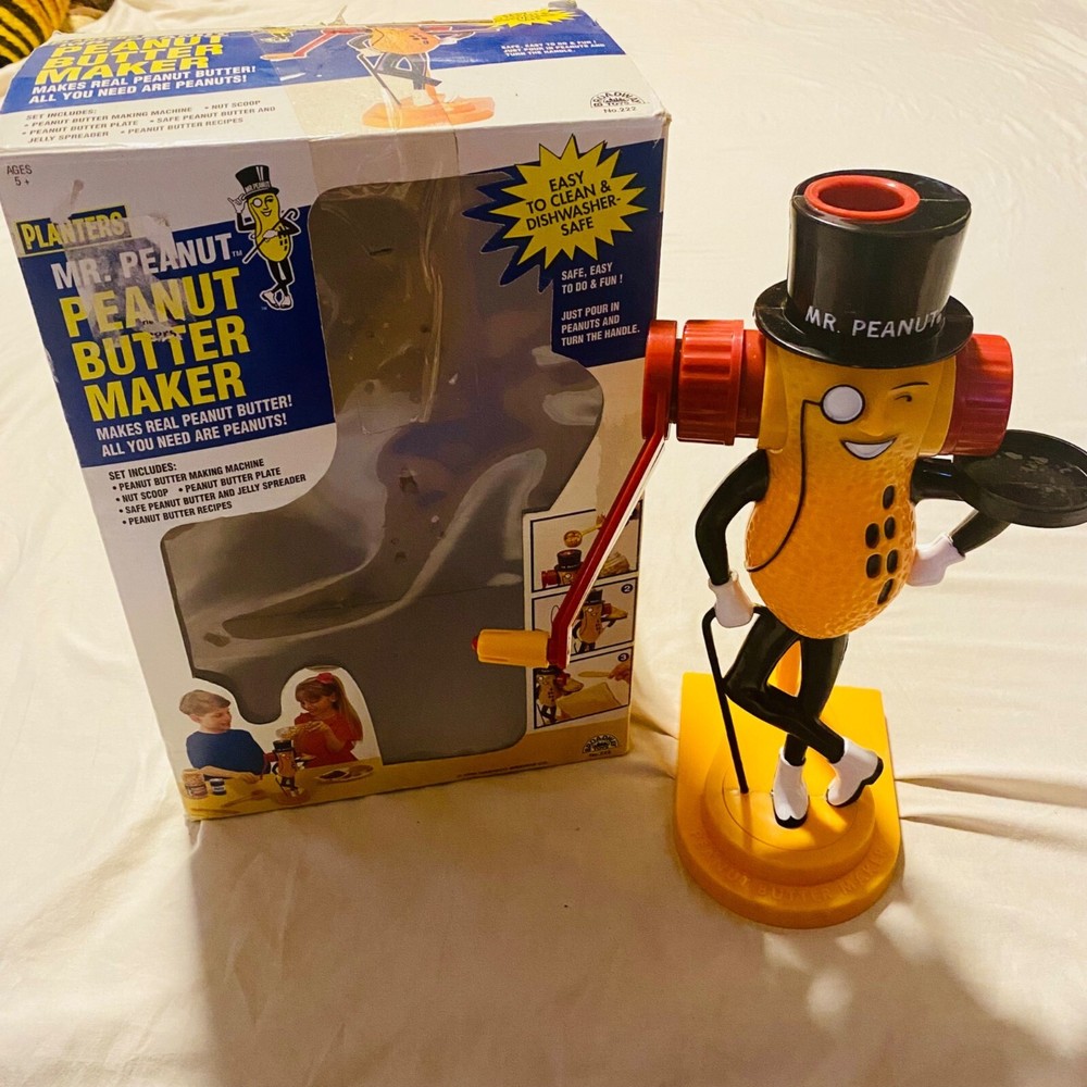 Planters Mr. Peanut Peanut Butter Maker 1978 Vintage Collectible