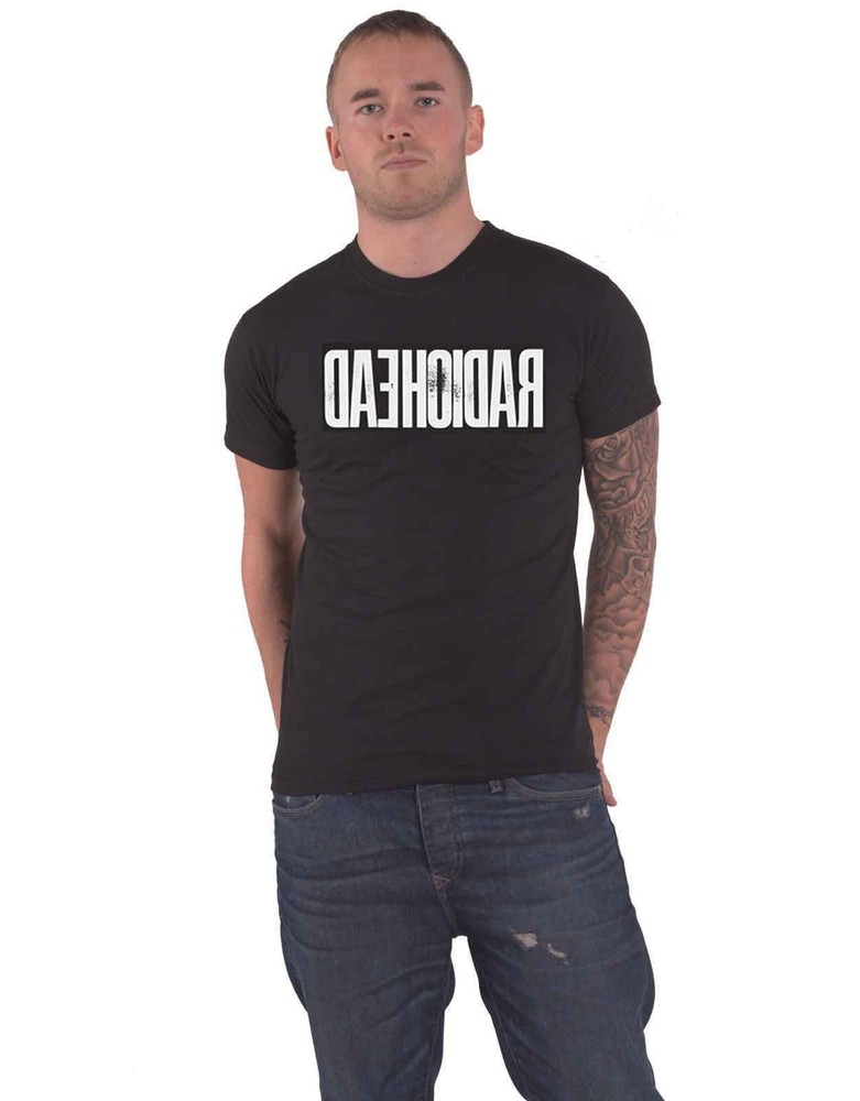 Radiohead Official Daehoidar Band Logo Men's Black T-Shirt