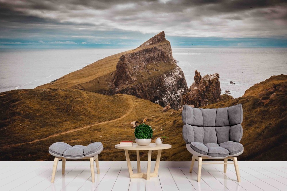 3D Sky Mountain Landscape Wall Murals Wallpaper Murals Wall Sticker