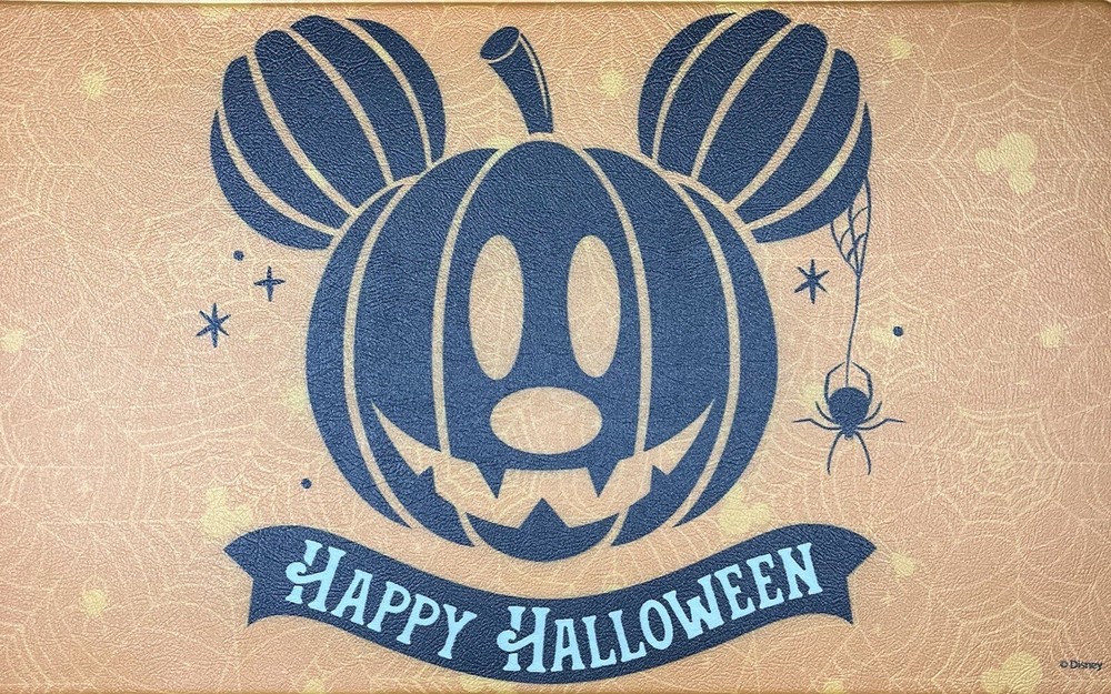 Disney Mickey Mouse Halloween Jacko Orange Anti-Fatigue Kitchen Mat Rug 18x30  