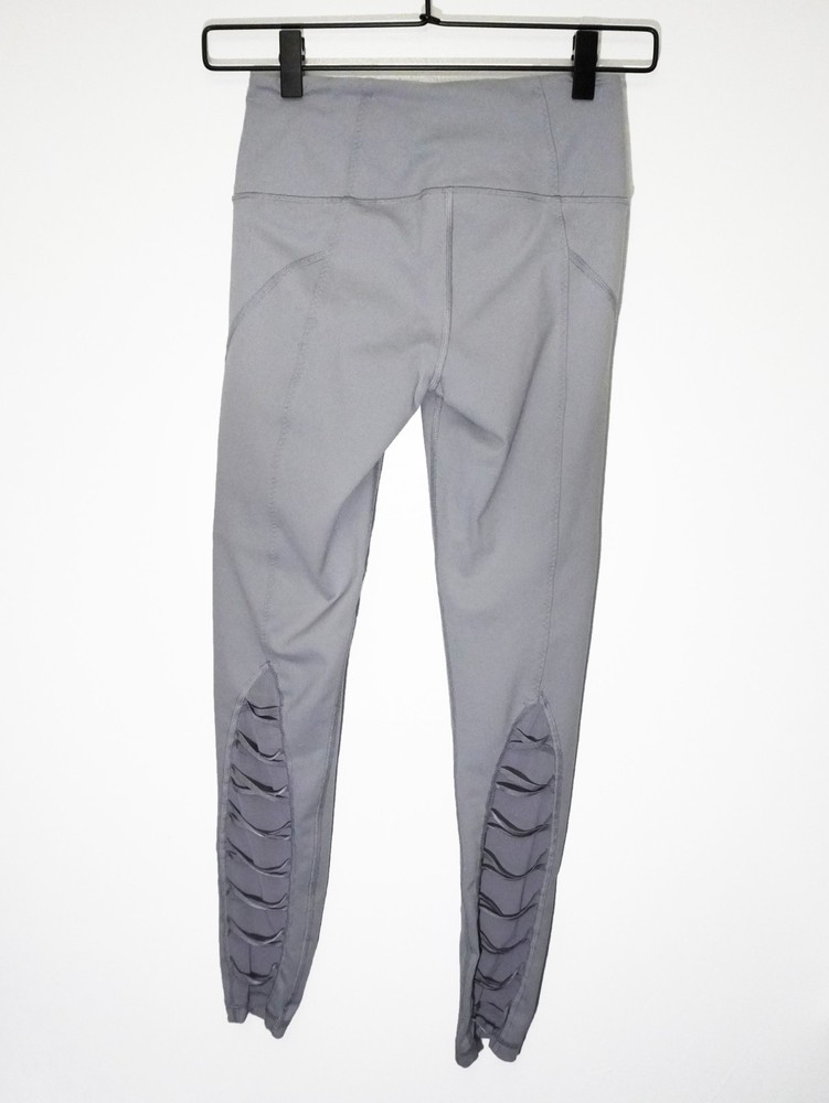Victoria Sport Knockout by Victoria's Secret Gray Cutout Leggings Womens XS