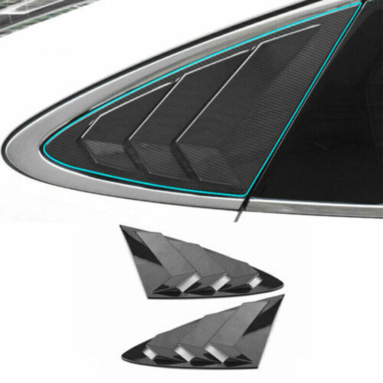 For Hyundai Sonata 2020-2025 Carbon Fiber side Window Vent Louver Shutter Cover