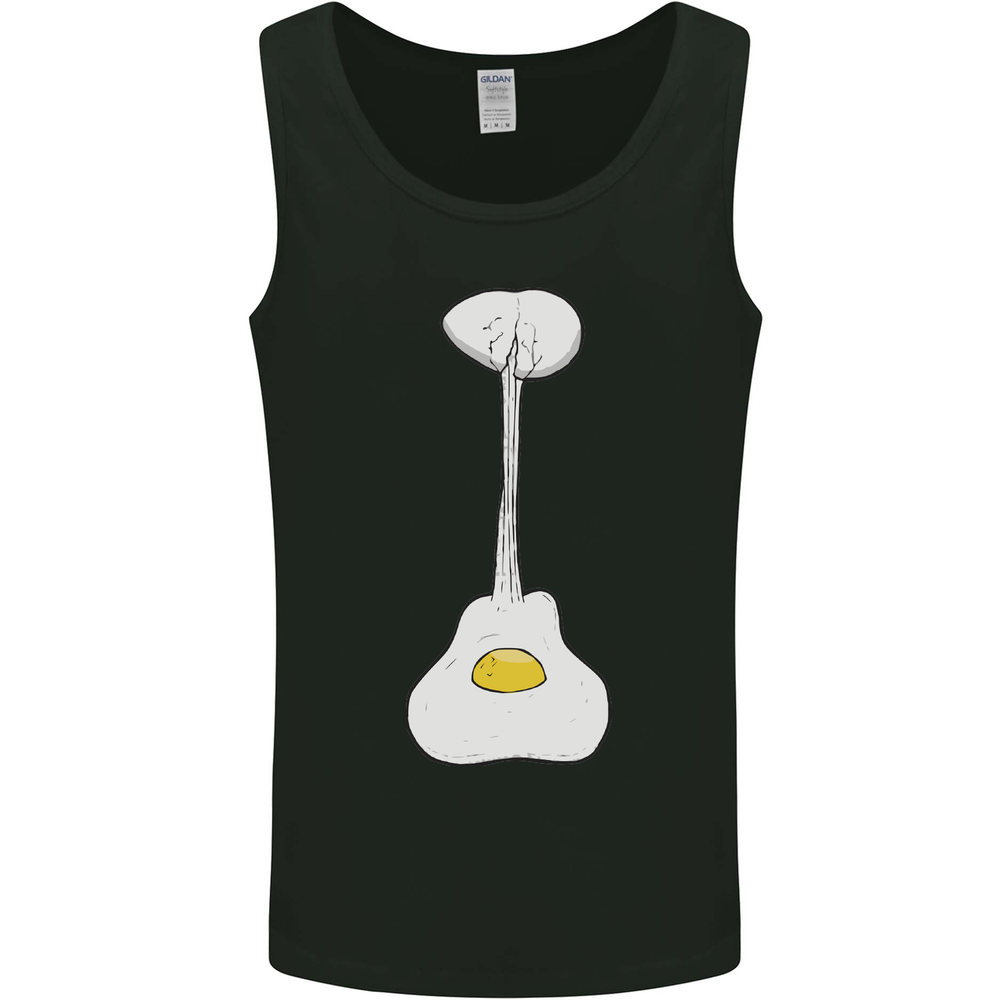 Funny Egg Guitar Acoustic Electric Bass Mens Vest Tank Top