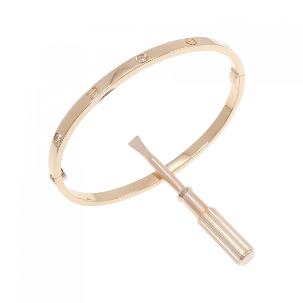 Authentic Cartier Love Bracelet Small 6P Diamond 18K Gold 2700039847956