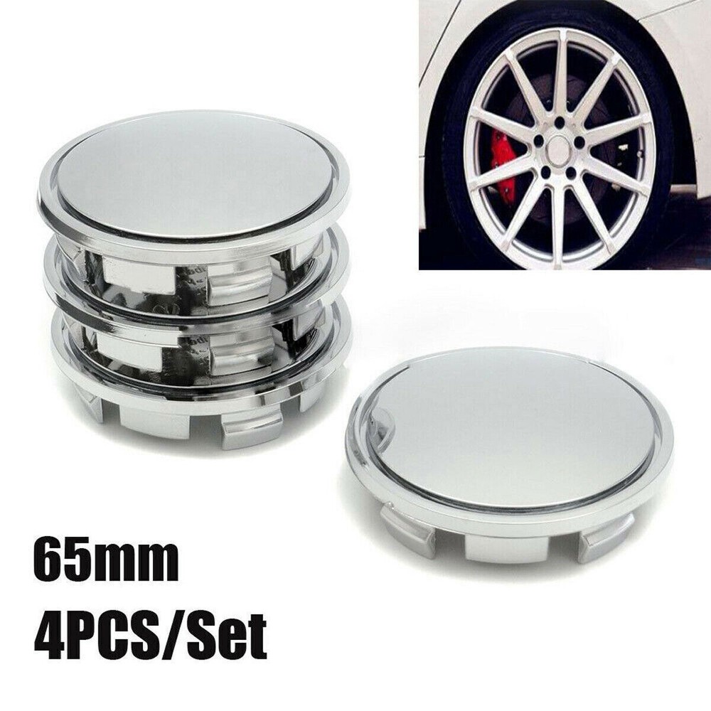 4pcs 65mm (in 56mm) Auto Car Wheel Center Caps Tyre Rim Hub Cap Blank Cover ABS
