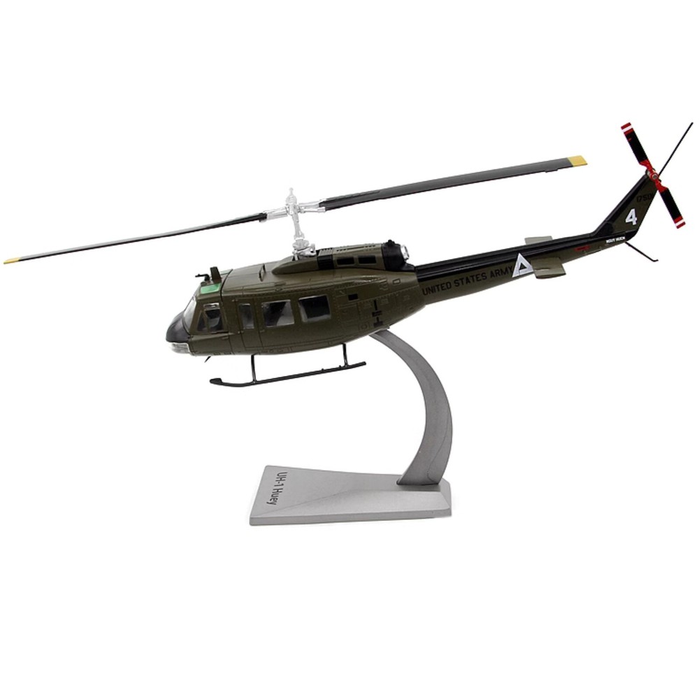 29cm Diecast Alloy 1/48 Scale USA UH-1 Huey Helicopter Aircraft Model Craft