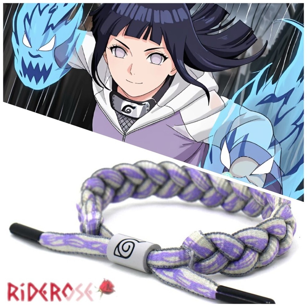 Hand-Woven Naruto Hyuga Hinata Cosplay Bracelet