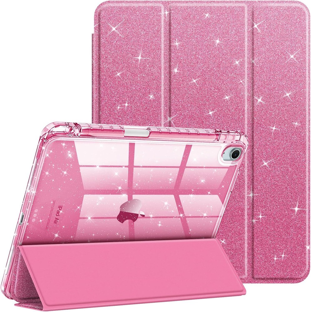 Slim Case for iPad Air 11-inch M3 2025 2024/iPad Air 5th 4th Shiny Clear Cover