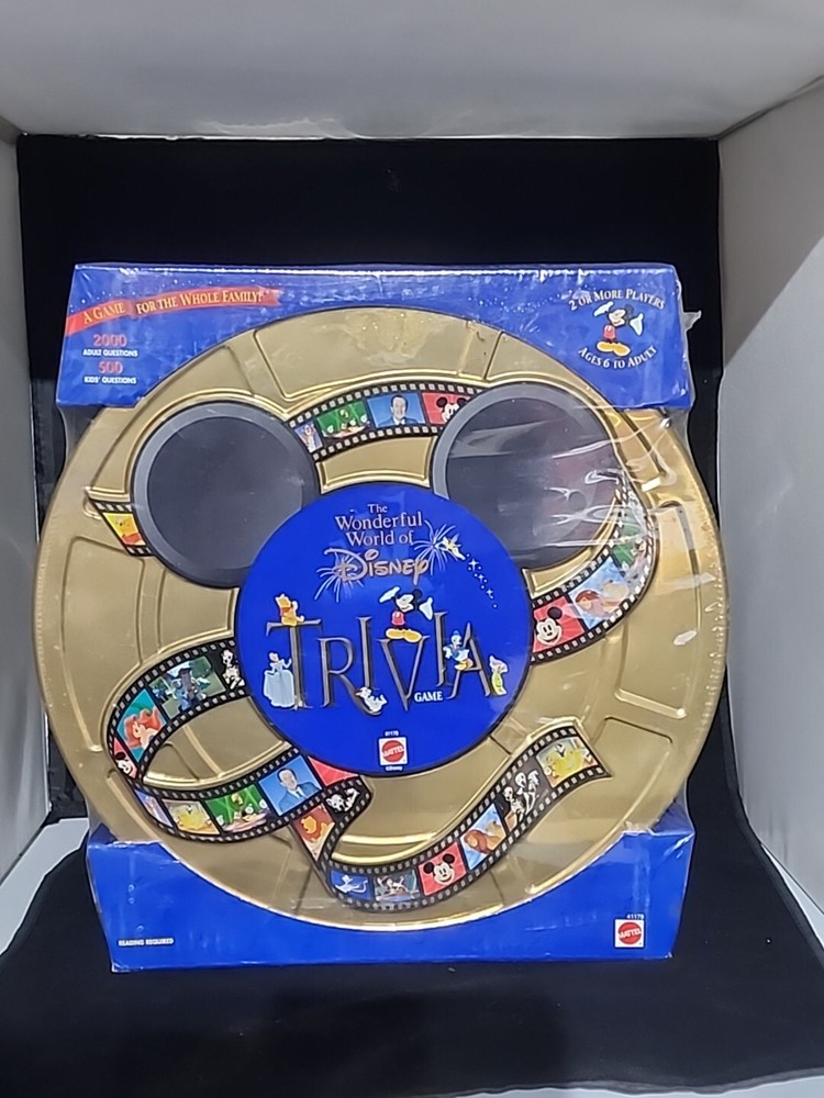 Vintage 1997 Mattel Disney Trivia Board Game Complete Edition 41178