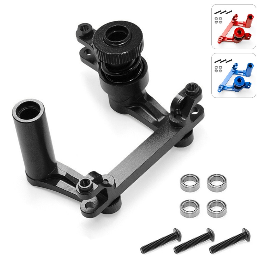 Soporte de dirección de aluminio para piezas de actualización de coche de radiocontrol para RC Traxxas E Maxx T Maxx