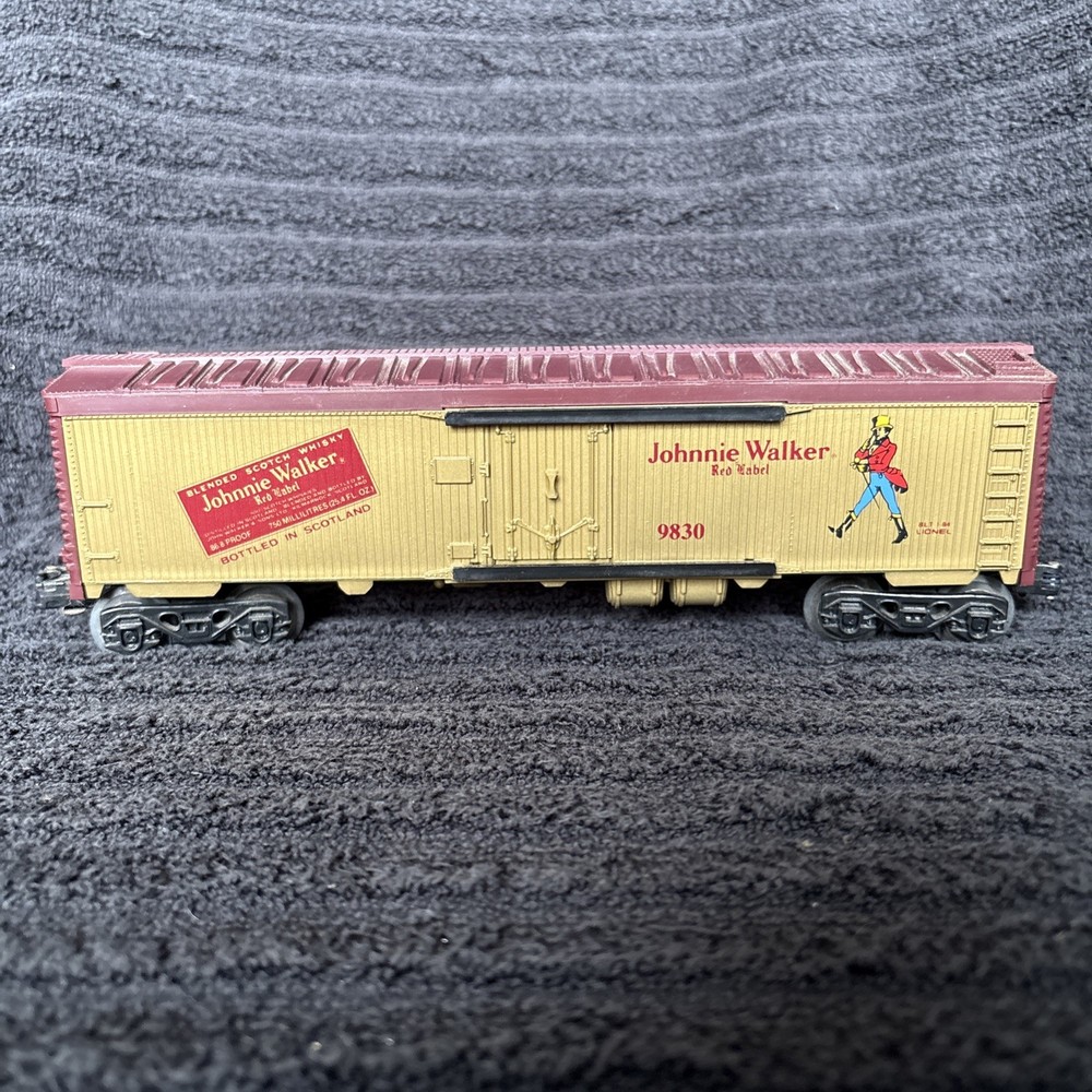 Lionel 9830 O Gauge Johnnie Walker Whisky Reefer Train Car