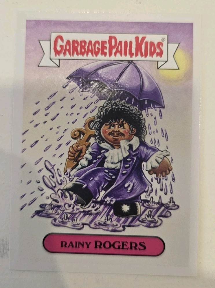 Rainy Rogers Prince 2017 Garbage Pail Kids Rap R&B Bands Topps Card #8b (NM)