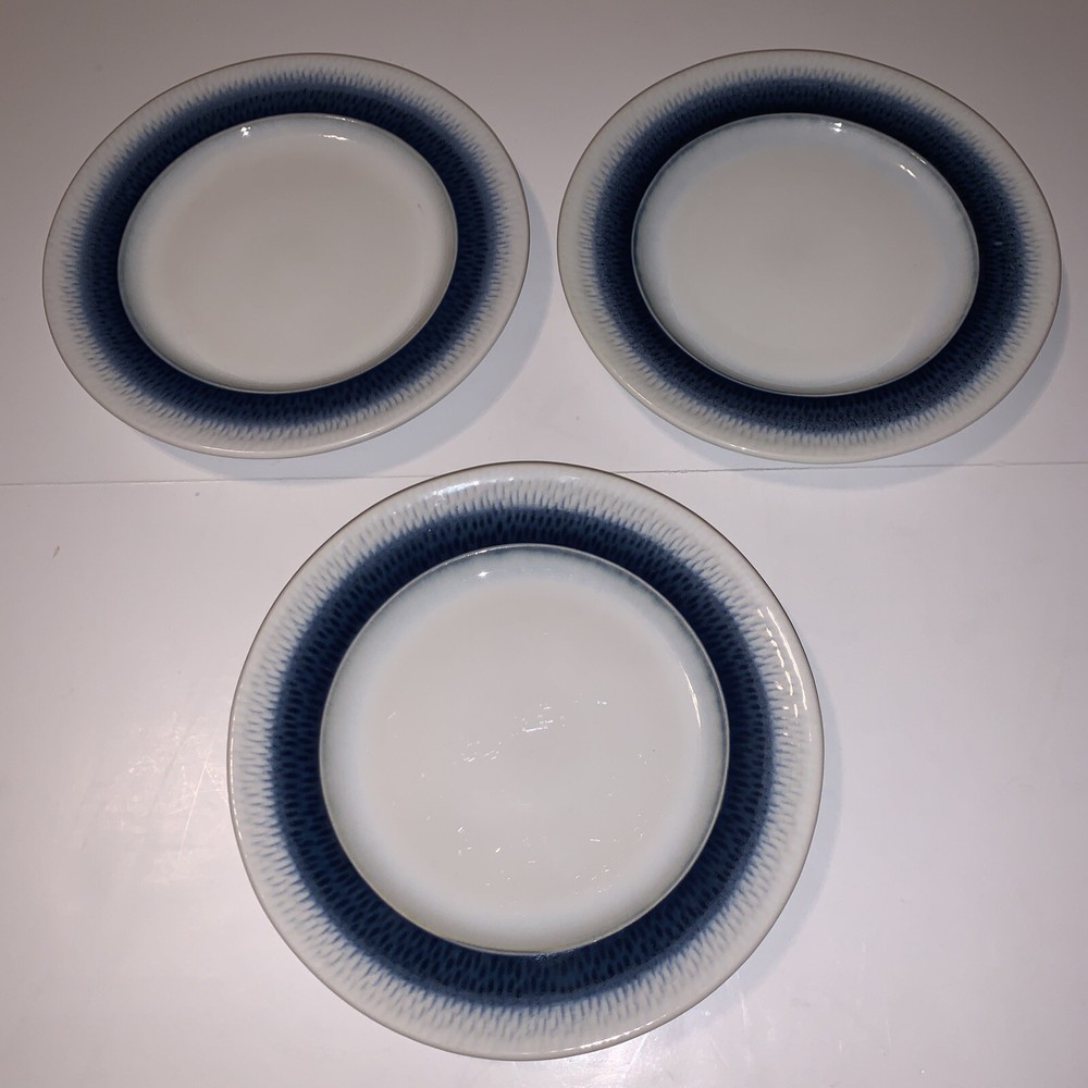 Pfaltzgraff Eclipse 8-Inch Blue Salad Plates Set of 3