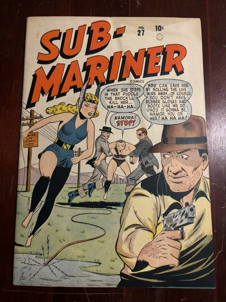 Sub-Mariner  #27  FN 6.0  White Pages RARE Canadian Edition Everett **LOOK**
