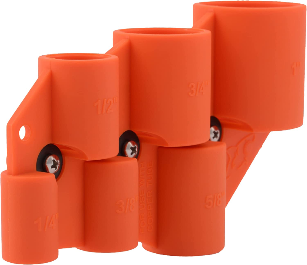 1/4 Inch to 1 Inch Depth Gauge and Pipe Deburring Tool, Copper, PEX, CPVC, PE-R