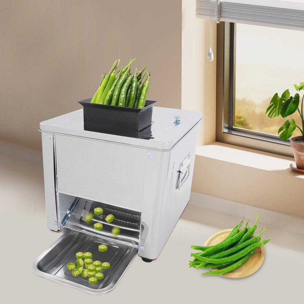 110V Electric Meat Cutter Meat Slicer Shredded Cutting Machine Stainless Steel