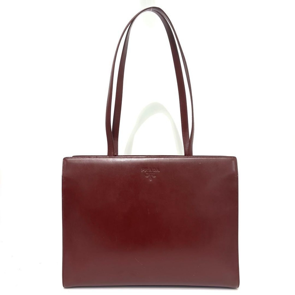 PRADA Leather Tote Bag From Japan