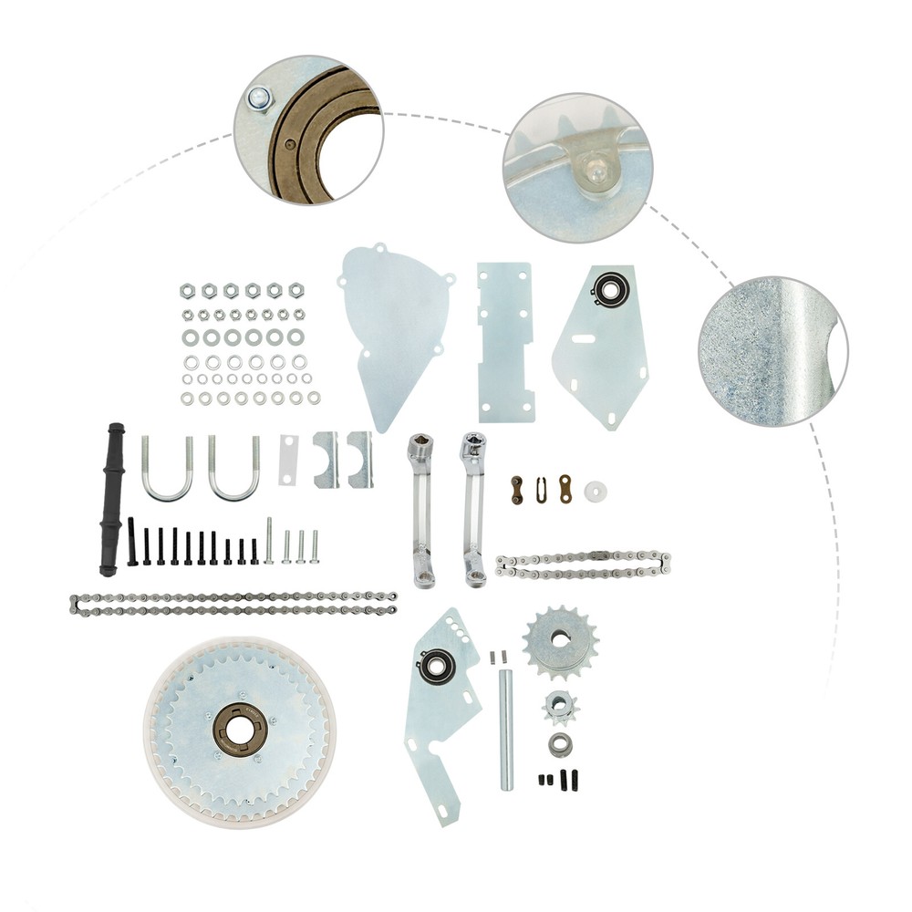 Shifter Jackshaft Kit Conversion 415Chain For 2Stroke Bicycle Engine Motor 100CC