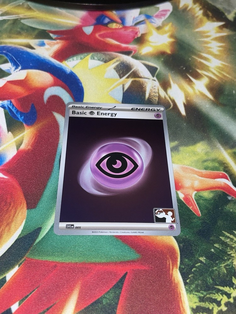Holo Psychic Energy SVE 005 Pokemon TCG Play Prize Pack Series 5