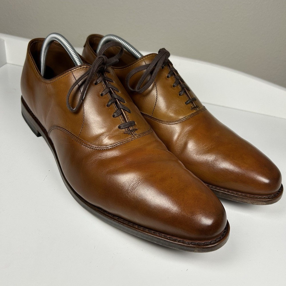 Allen Edmonds Carlyle Plain Toe Oxfords Men’s Size 14D Walnut Made in the USA