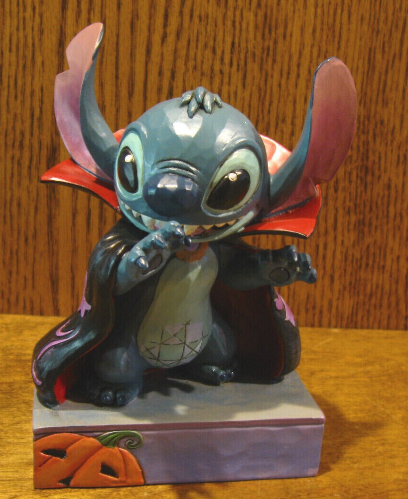 Jim Shore Disney Traditions Stitch Vampire Vamp 626 6 Inch Halloween Figurine