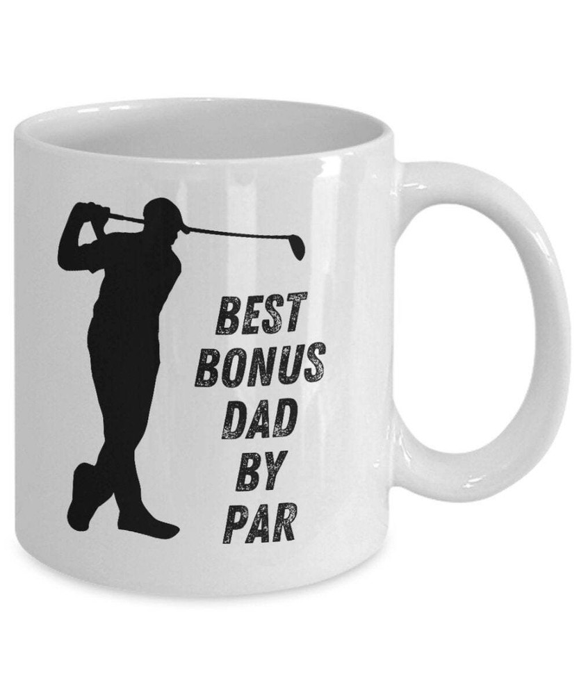 Bonus Papá Regalo Para Bonus Papá Divertida Taza de Café Regalo Para Golfista Mejor Bonus Papá Por