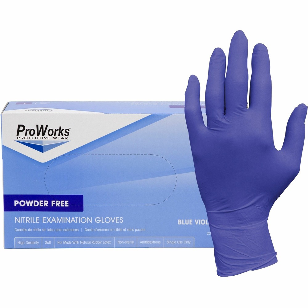 ProWorks Nitrile Exam Gloves (gln125fs)