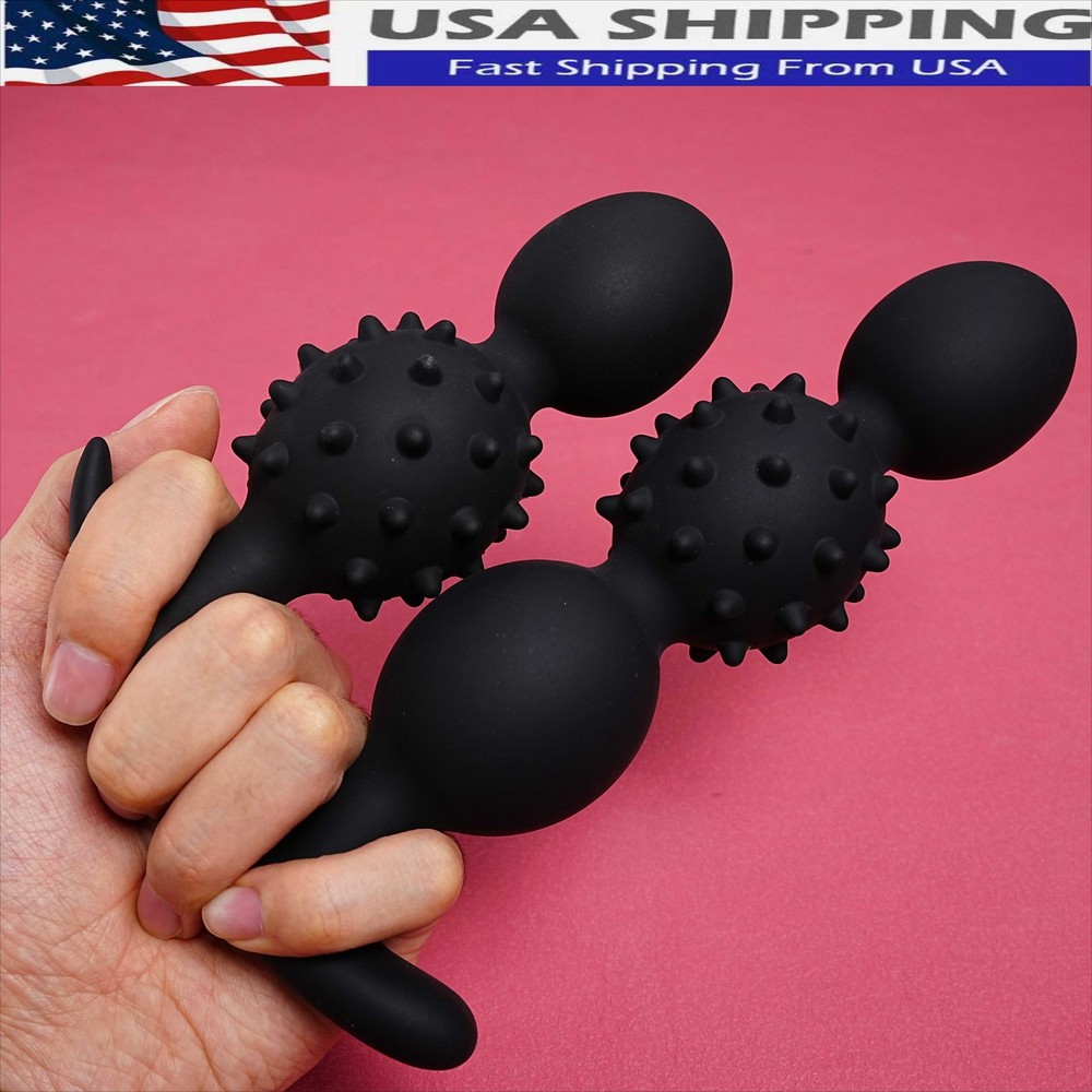 Bondage Anal Butt Plug Insertion Centrifugal Metal Ball Stimulator Prostate Toys