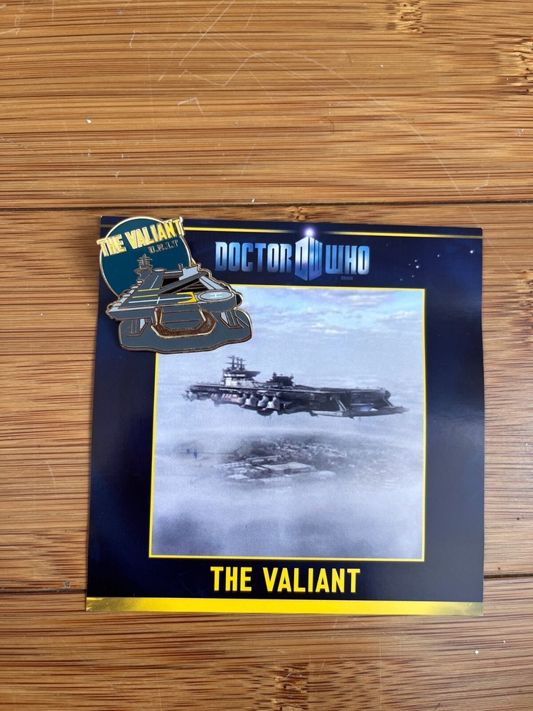 DANBURY MINT THE DR DOCTOR WHO TV PIN ENAMEL BADGE COLLECTION - THE VALIANT