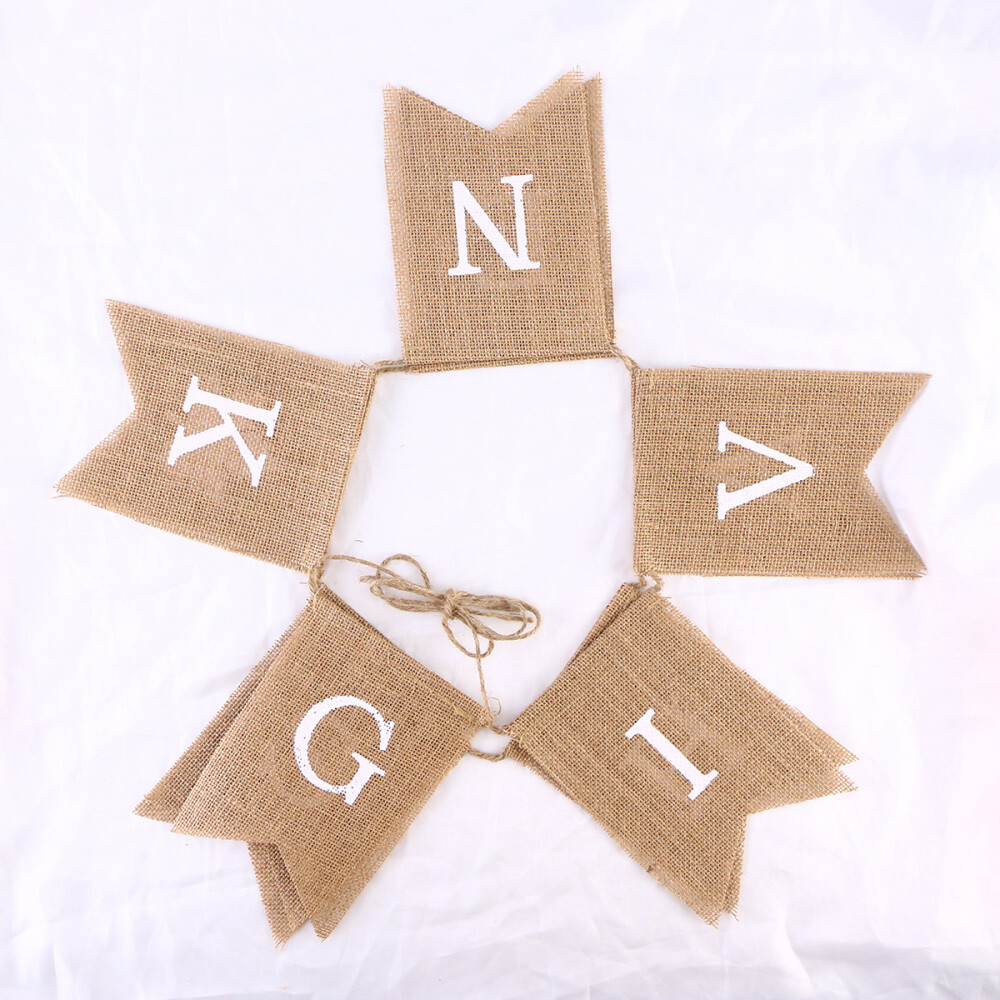 2 .8M Fall Thanksgiving Felt Banner Decorations Wreaths Flower Garland