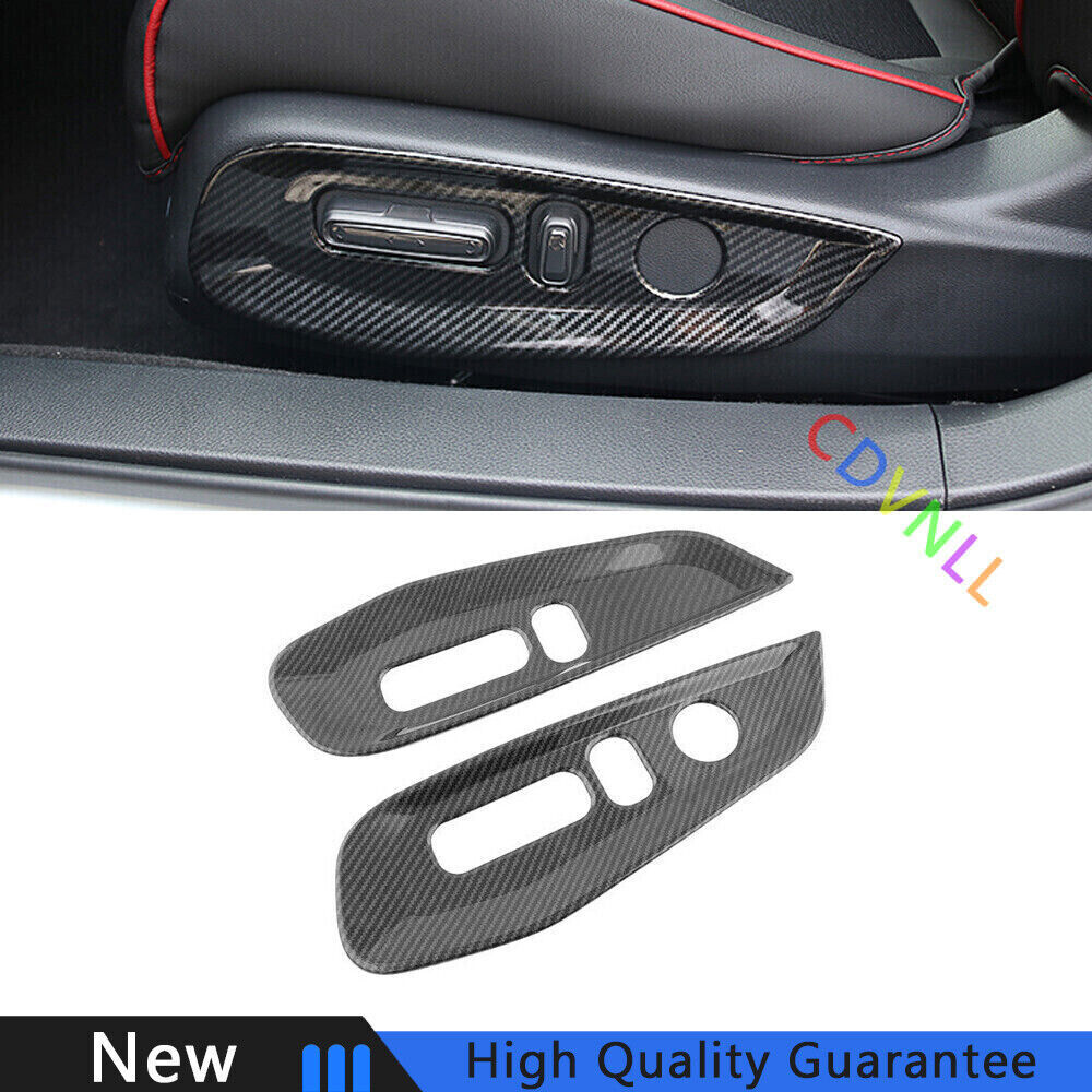 For Honda Accord 10th 2018-2022 Carbon Fiber Seat Button Handle Panel Cover Trim
