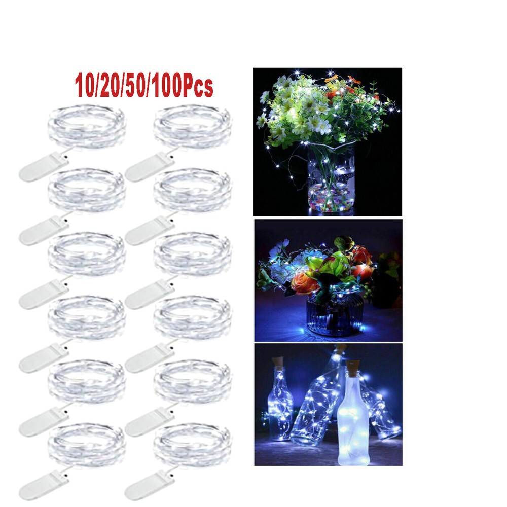 10-100Pcs Waterproof Copper Wire Fairy Lights for Outdoor Decor  