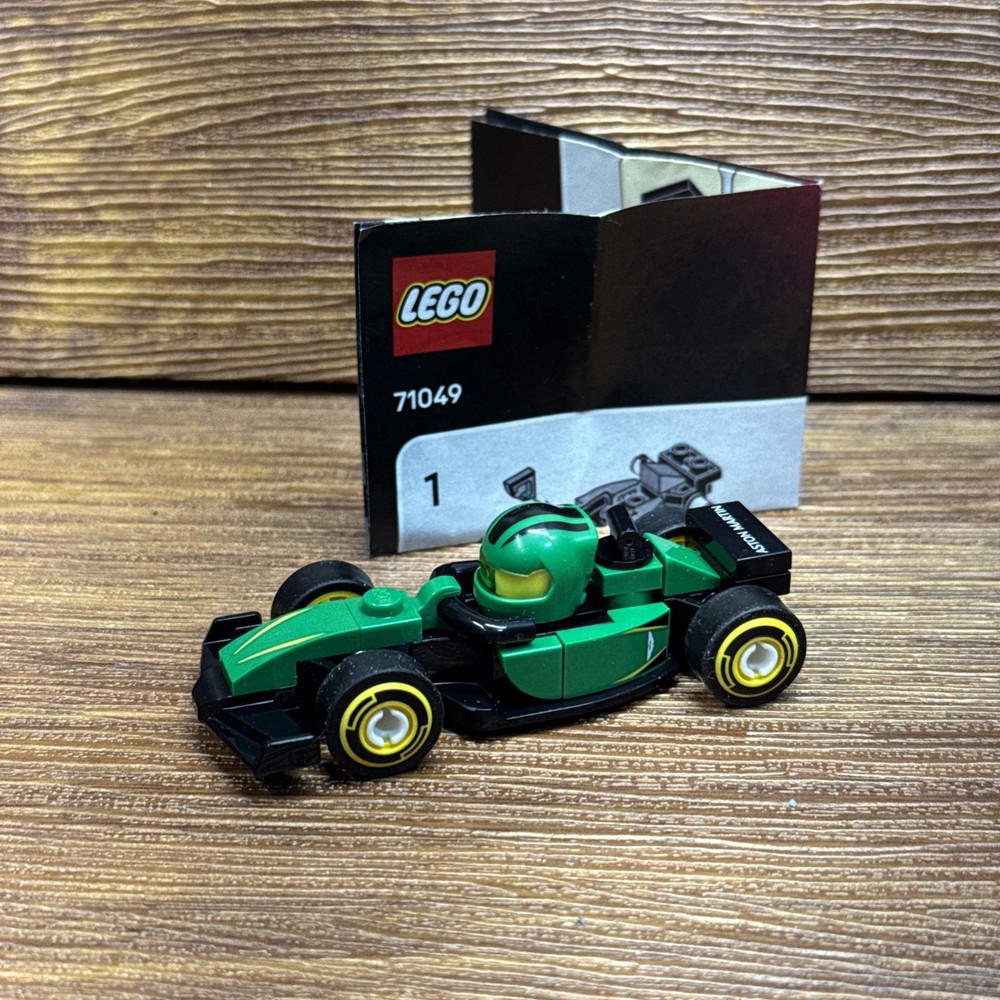 Lego Formula F1 Race Car Series 71049 Collectible Minifigures Aston Martin Green