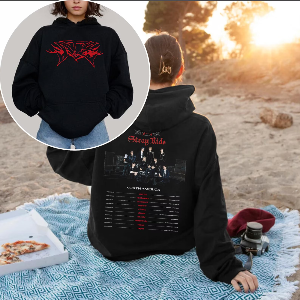 Stray Kids dominATE World Tour US 2025 Hoodie, Stray Kids Hop Album Shirt