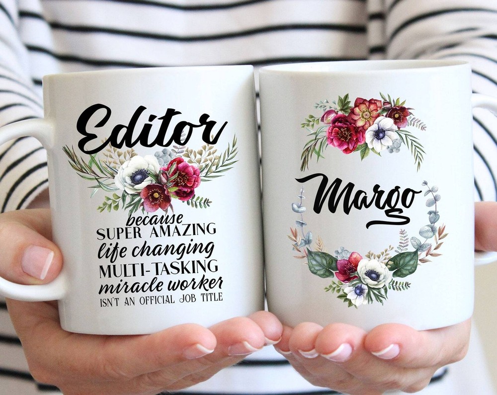 Editor Personalizado Regalo Para Mujer L Escritor Película Video Editor Regalos L Gracias
