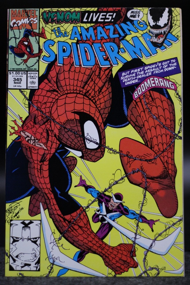 Amazing Spider-Man (1963) #345 Larsen Cov 1st Full Cletus Kasady AKA Carnage NM