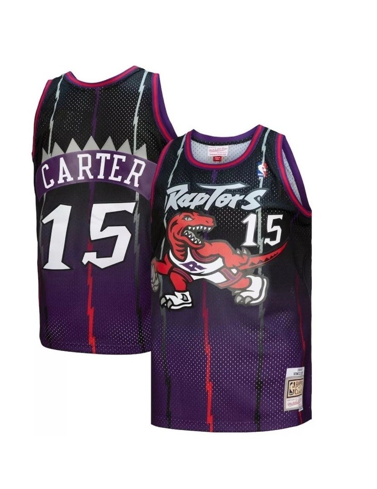 Mitchell & Ness Mens XL Toronto Raptors Vince Carter Fadeaway Swingman Jersey