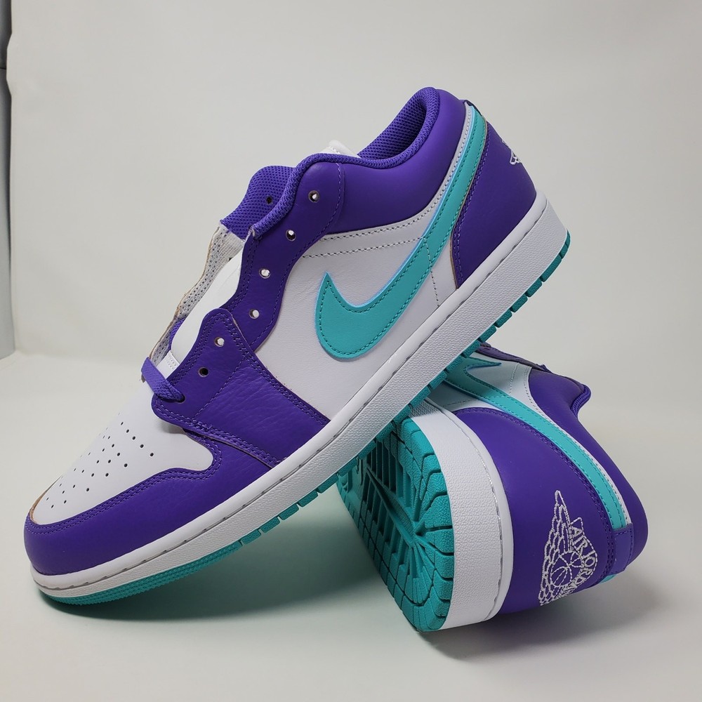 Nike Air Jordan 1 Low SE Shoes Psychic Purple Jade HJ9013-550 Men's Size 13