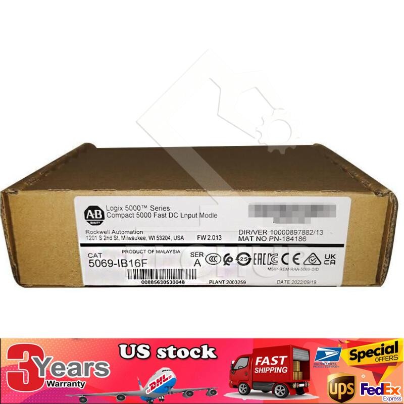 New Allen Bradley 5069-IB16F Compact I/O Input Module AB 5069IB16F US Free Tax