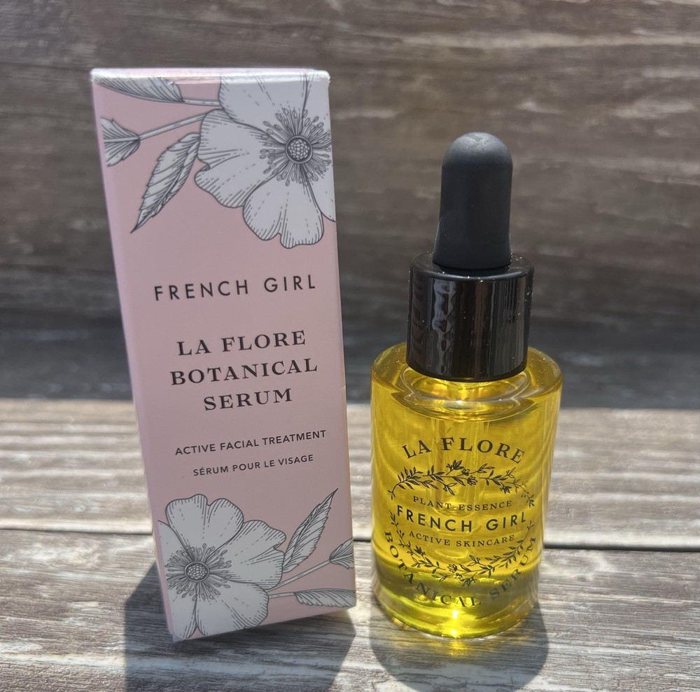French Girl La Flore Organic Botanical Serum 1 oz Luxe Facial Treatment