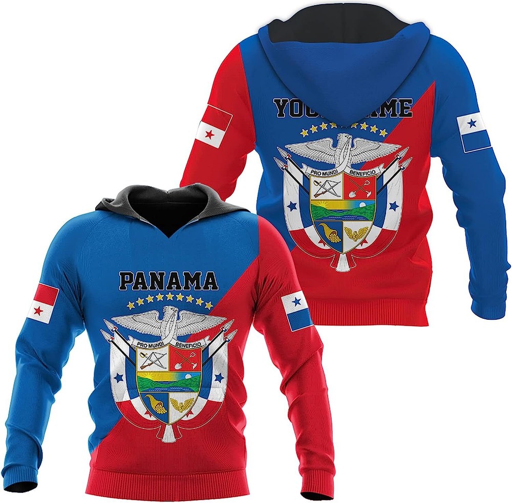 Personalized Panama Hoodie Camisa Panama Hombres Panama Hoodie Men & Women 1