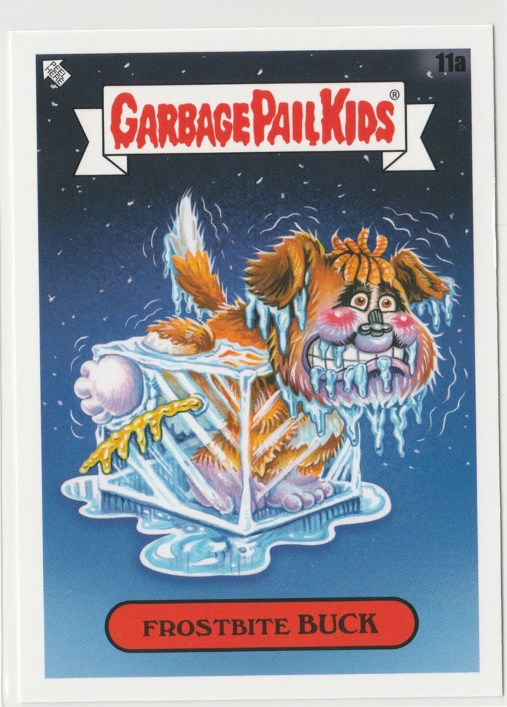 Frostbite Buck #11a Garbage Pail Kids GPK 2022 Book Worms Trading Card
