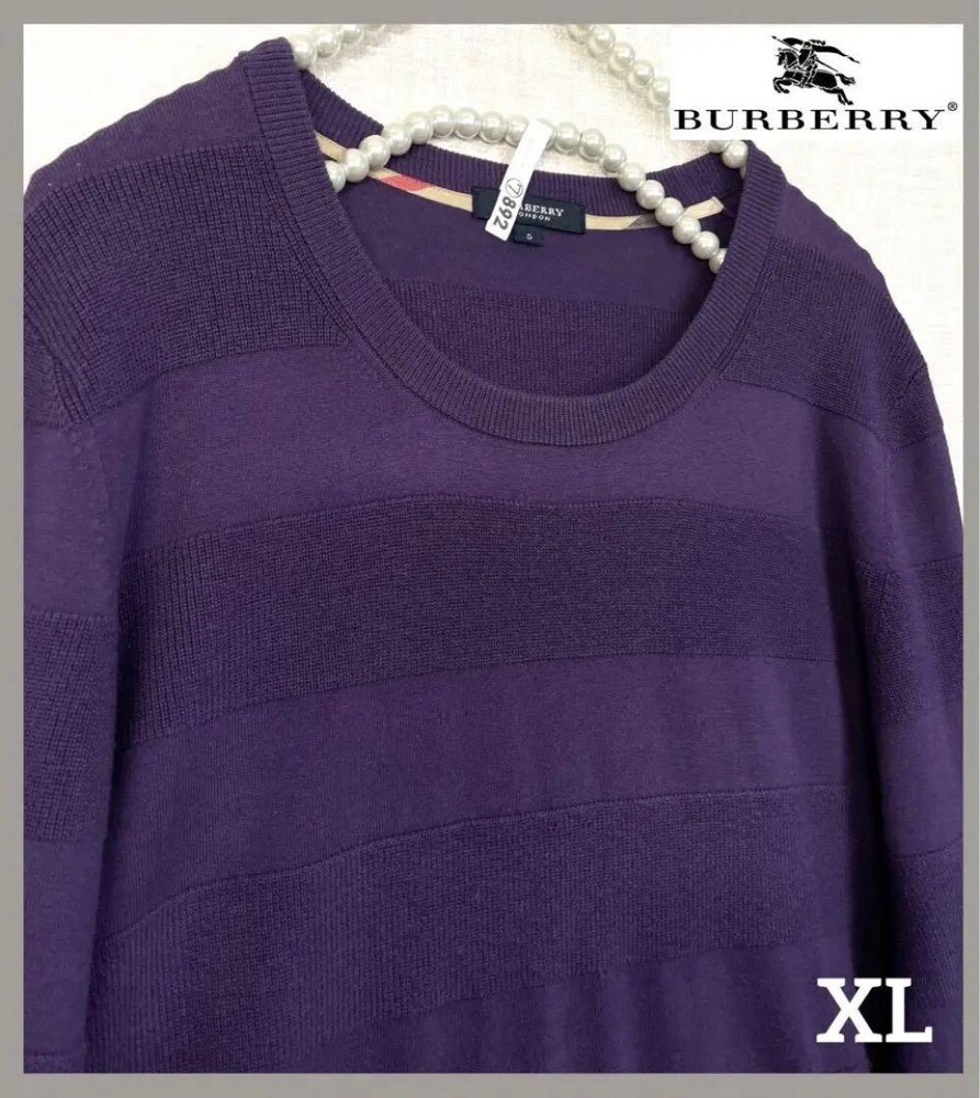 Burberry knit sweater Men's Fashion from Japan