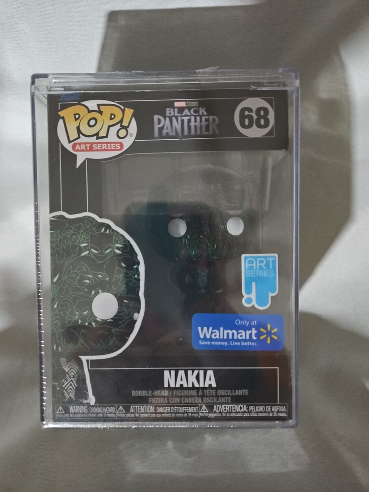 Funko Pop! Art Series Nakia Black Panther Walmart Exclusive #68 w/Protector New