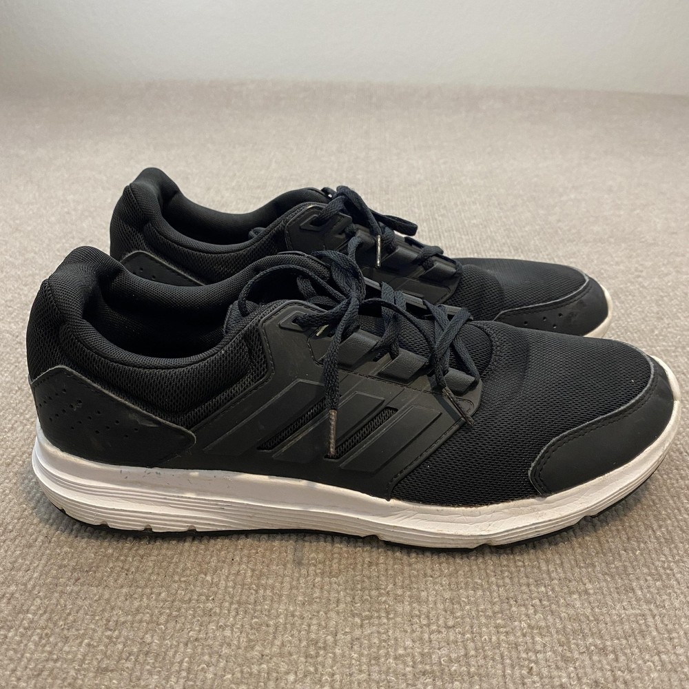 Adidas Shoes Mens Size 12.5 Black Mesh Running Athletic Sneakers F36163
